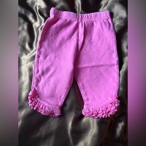 Pink girls sweatpants 3/6 months